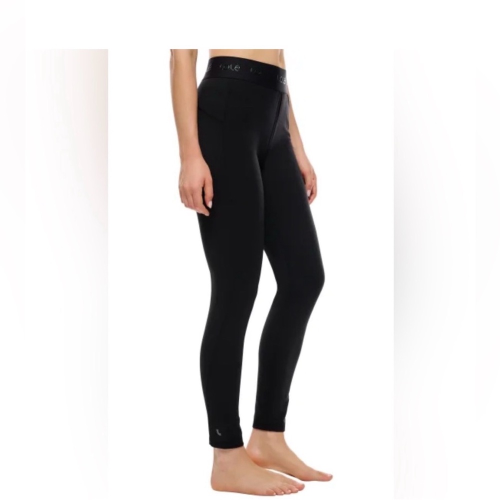 Black LOLE Base Layer Merino Wool Blend Jogger Pants Sz. XS Minimalist Basic